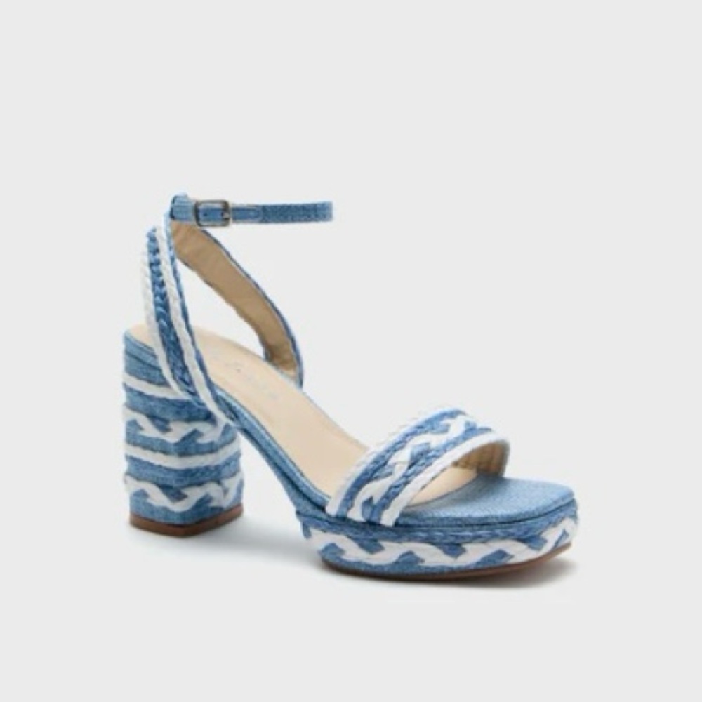 Matisse Lyla Heeled Raffia Sandals